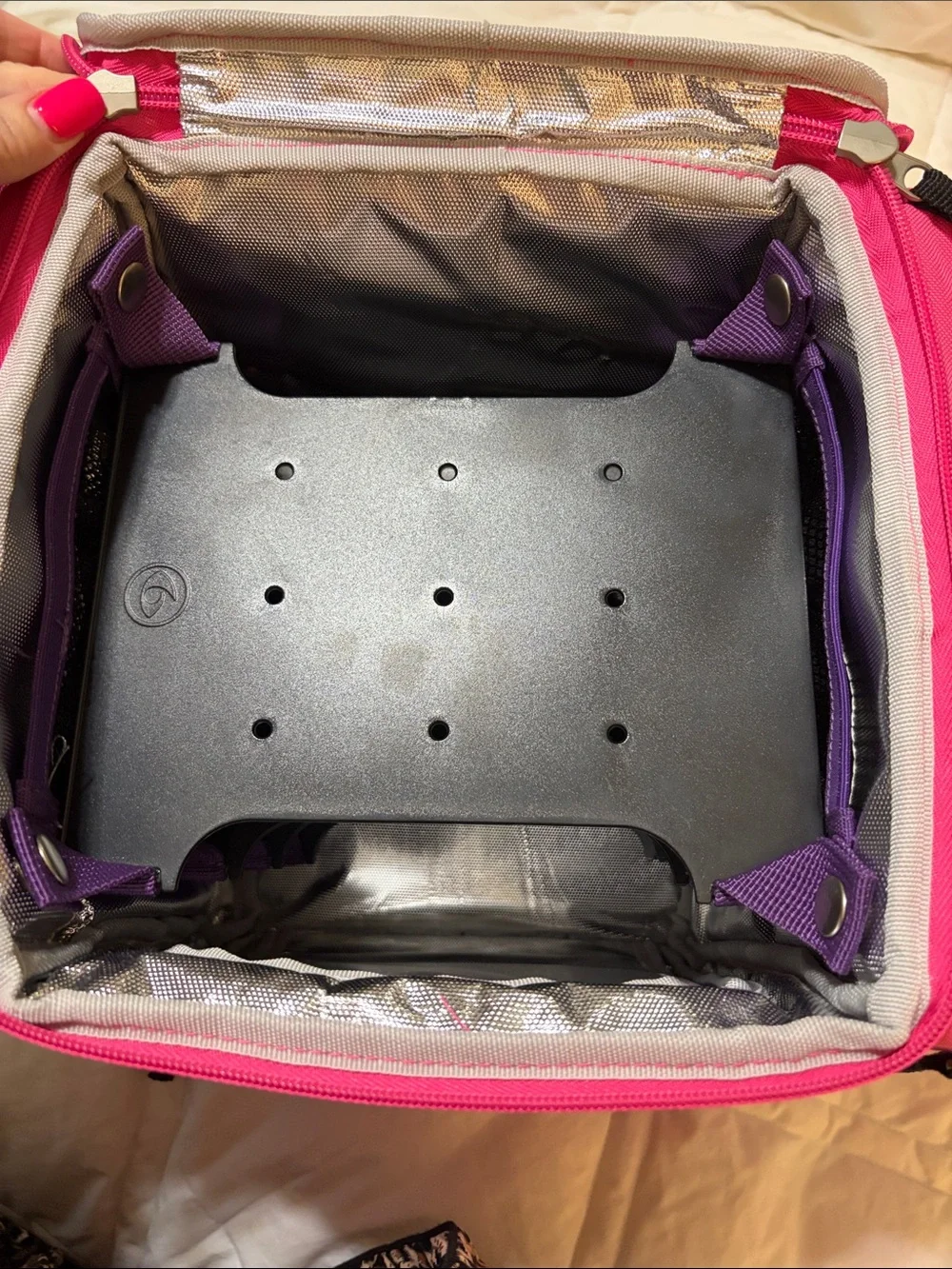 Six Pack Fitness Innovator Insulated Cooler Bag Black Meal Prep Management
